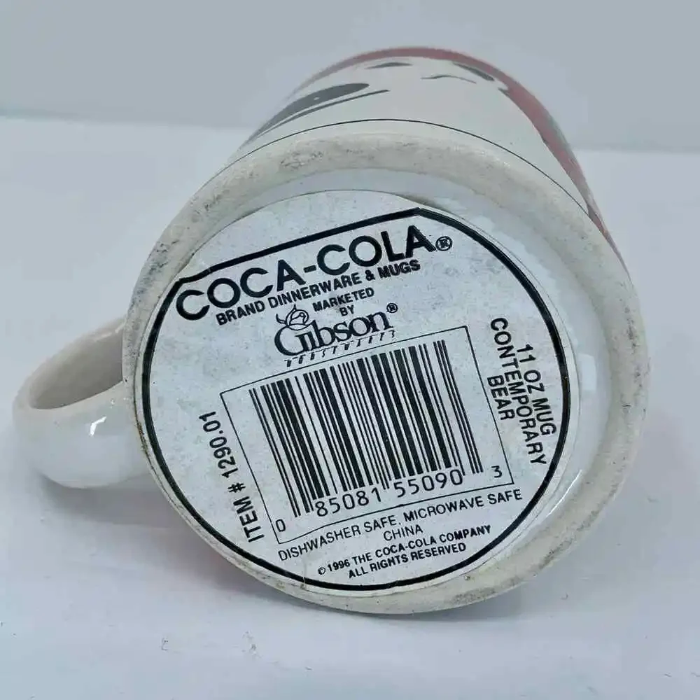 Coca-Cola Vintage 1996 Polar Bear Mug 11 oz. NWT Christmas
